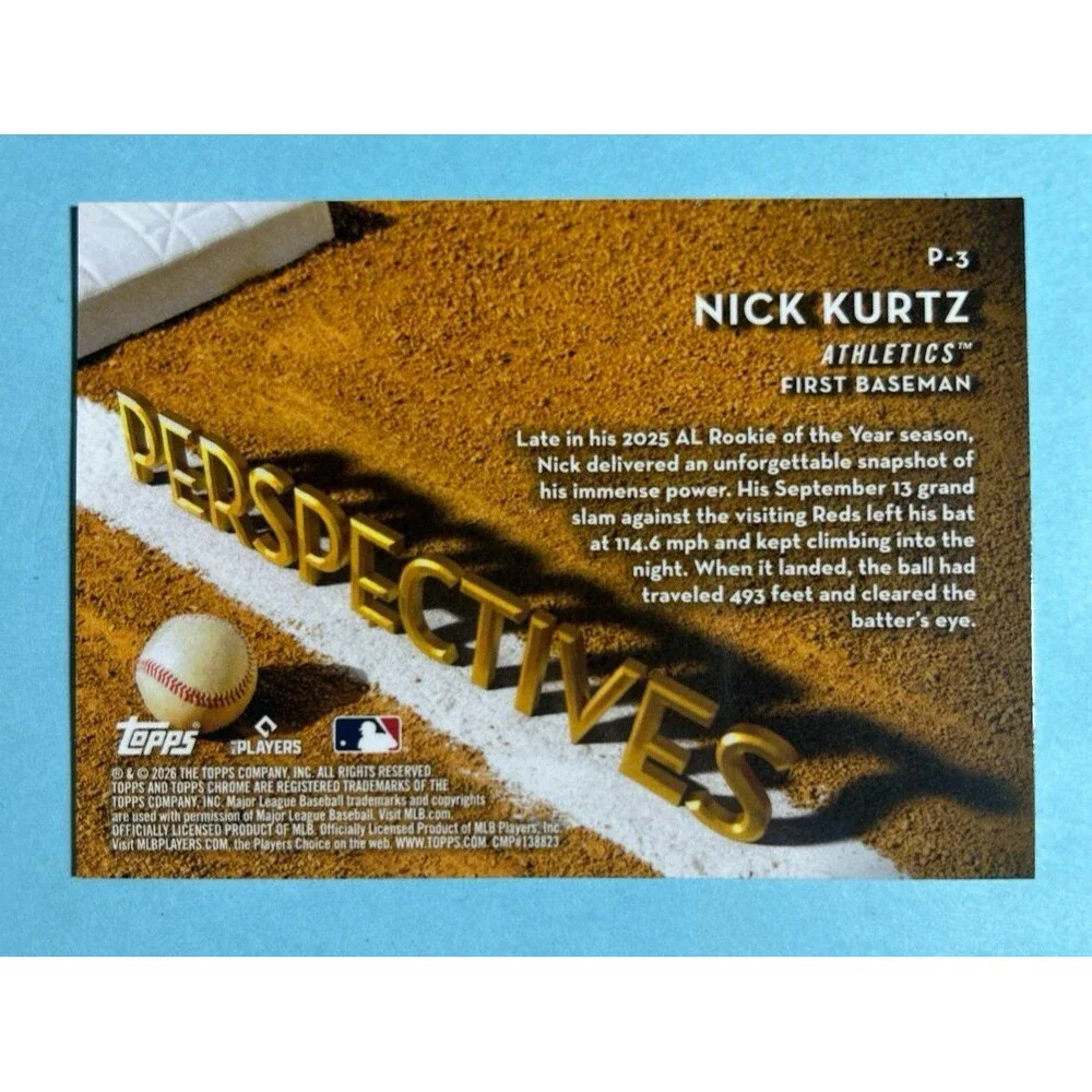Topps nick kurtz